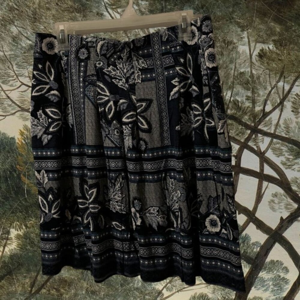J. Jill Floral Skirt